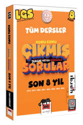 Yargı Ders Arkadaşım 8.Sınıf LGS 2018-2025 Tüm Dersler Konu Konu Son 8 Yıl Çıkmış Sorular - Yargı Ders Arkadaşım