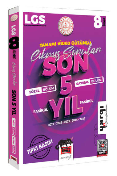 Yargı Ders Arkadaşım 8.Sınıf LGS 2021-2025 Tüm Dersler Fasikül Fasikül Tıpkı Basım Son 5 Yıl Çıkmış Sorular - 1