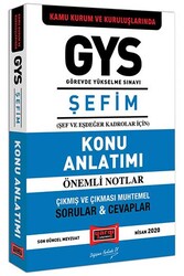 Yargı Yayınları GYS Kamu Kurum ve Kuruluşlarında ŞEFİM Konu Anlatımı - Yargı Yayınları