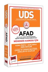 Yargı Yayınları UDS AFAD Mühendis Kadrosu İçin Konu Özetli Çıkmış ve Çıkması Muhtemel Sorular - Yargı Yayınları