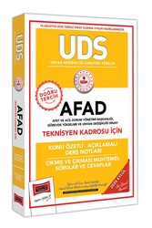 Yargı Yayınları UDS AFAD Teknisyen Kadrosu İçin Konu Özetli Çıkmış ve Çıkması Muhtemel Sorular - Yargı Yayınları