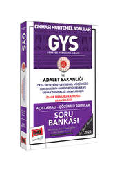 Yargı Yayınları 2023 Adalet Bakanlığı Ceza ve Tevkifevleri Genel Müdürlüğü İdare Memuru Kadrosu Alan Bilgisi İçin Açıklamalı Soru Bankası - Yargı Yayınları