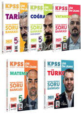 Yargı Yayınları 2024 KPSS Lise Ön Lisans 5Yüz Ekibi GK-GY Tüm Dersler Soru Bankası Seti - Yargı Yayınları