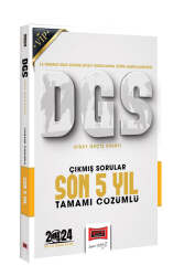 Yargı Yayınları 2024 DGS Çıkmış Sorular Tamamı Çözümlü Son 5 Yıl (16 Temmuz 2023 Sınavı Dahil) - Yargı Yayınları