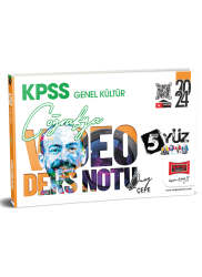 Yargı Yayınları 2024 KPSS Genel Kültür 5Yüz Coğrafya Video Ders Notları - Yargı Yayınları