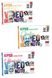 Yargı Yayınları 2024 Genel Kültür 5Yüz Video Ders Notları Seti - Yargı Yayınları