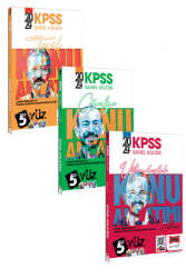 Yargı Yayınları 2024 KPSS Genel Kültür 5Yüz Tarih-Coğrafya-Vatandaşlık Konu Anlatımlı Set - Yargı Yayınları