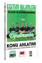 Yargı Yayınları 2024 KPSS Eğitim Bilimleri Öğretmenler Ekibi Ölçme ve Değerlendirme Konu Anlatımı - Yargı Yayınları