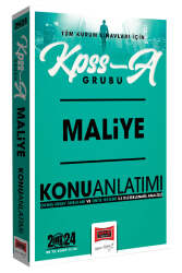 Yargı Yayınları 2024 KPSS A Grubu ve Tüm Kurumlar İçin Maliye Konu Anlatımı - Yargı Yayınları