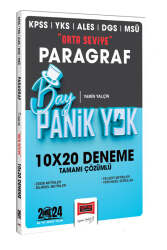 Yargı Yayınları 2024 KPSS YKS MSÜ Bay Panik Yok Paragraf Orta Seviye 10x20 Tamamı Çözümlü Deneme - Yargı Yayınları