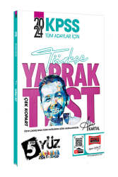 Yargı Yayınları 2024 KPSS Tüm Adaylar İçin 5Yüz Türkçe Çek Kopart Yaprak Test - Yargı Yayınları