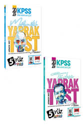 Yargı Yayınları 2024 KPSS Tüm Adaylar İçin 5Yüz Genel Yetenek Yaprak Test Seti - Yargı Yayınları