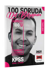 Yargı Yayınları 2024 KPSS 5Yüz 100 Soruda Tamamı Çözümlü Dil Bilgisinin Gerçek 100'ü - Yargı Yayınları