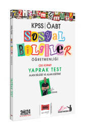 Yargı Yayınları 2024 ÖABT Sosyal Bilgiler Öğretmenliği Yaprak Test (Alan Bilgisi ve Alan Eğitimi) - Yargı Yayınları