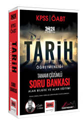 Yargı Yayınları 2024 KPSS ÖABT Tarih Öğretmenliği Tamamı Çözümlü Alan Bilgisi ve Alan Eğitimi Soru Bankası - Yargı Yayınları