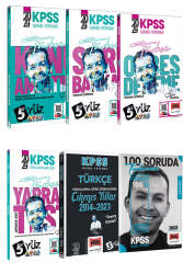 Yargı Yayınları 2024 KPSS 5Yüz Genel Yetenek Türkçe Paketi (Aker Kartal) - Yargı Yayınları