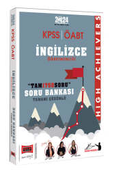 Yargı Yayınları 2024 ÖABT İngilizce Soru Bankası (Tam1750 Soru) High Achievers - Yargı Yayınları