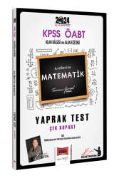 Yargı Yayınları 2024 ÖABT İlköğretim Matematik Öğretmenliği Yaprak Test - Yargı Yayınları