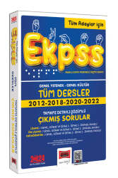 Yargı Yayınları 2024 EKpss Tüm Adaylar İçin Tüm Dersler Tamamı Çözümlü Çıkmış Sorular Kitabı (2012-2018-2020-2022) - Yargı Yayınları