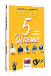 Yargı Yayınları 2024 KPSS 5Yüz Ekibi GK-GY Tüm Dersler Tamamı Çözümlü 5 Deneme - Yargı Yayınları