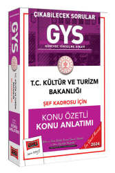 Yargı Yayınları 2024 UDS T.C Kültür ve Turizm Bakanlığı Şef Kadrosu İçin Ortak Konular Konu Özetli Konu Anlatımı (Çıkabilecek Sorular) - Yargı Yayınları