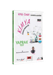 Yargı Yayınları 2024 ÖABT Kimya Yaprak Test - Yargı Yayınları