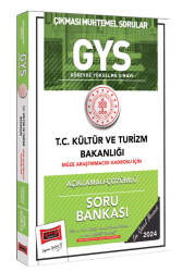 Yargı Yayınları 2024 T.C Kültür ve Turizm Bakanlığı Müze Araştırmacısı Kadrosu İçin Açıklamalı Çözümlü Soru Bankası - Yargı Yayınları