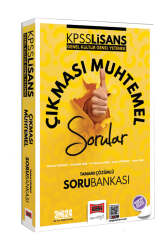 Yargı Yayınları 2024 KPSS GK-GY Çıkması Muhtemel Sorular Tamamı Çözümlü Soru Bankası - Yargı Yayınları