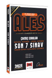 Yargı Yayınları 2024 ALES Son 7 Sınav Çıkmış Sorular (21 Nisan 2024 Sınavı Dahil) - Yargı Yayınları