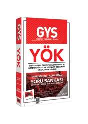 Yargı Yayınları 2024 YÖK Üniversitede Görev Yapan Personelin Görevde Yükselme ve Unvan Değişikliği Sınavlarına Yönelik Konu Özetli Açıklamalı Soru Bankası - Yargı Yayınları