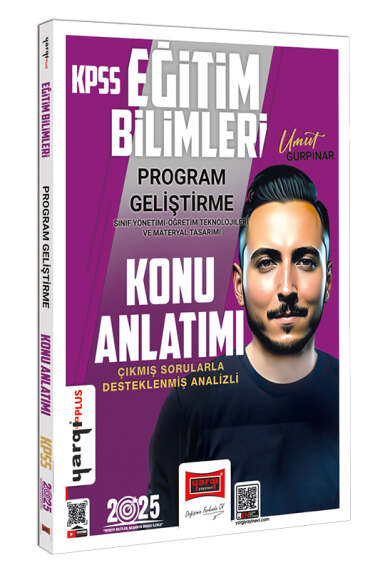 Yargı Yayınları 2025 KPSS Eğitim Bilimleri Program Geliştirme Sınıf Yönetimi - Öğretim Teknolojileri ve Materyal Tasarımı - 1