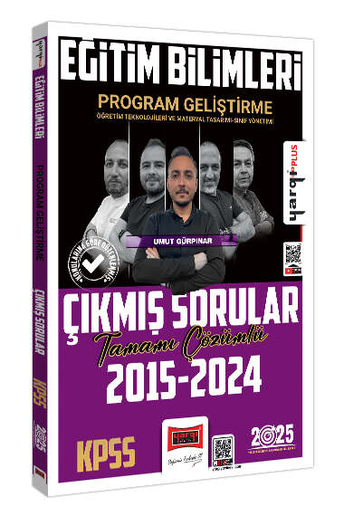 Yargı Yayınları 2025 KPSS Eğitim Bilimleri Program Geliştirme Öğretim Teknolojileri ve Materyal Tasarımı - Sınıf Yönetimi Tamamı Çözümlü Çıkmış Sorular - 1