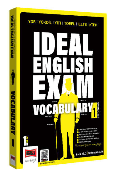 Yargı Yayınları YDS YÖKDİL YDT TOEFL IELTS eTep Ideal English Exam Vocabulary 1 (Orta Düzey) - 1