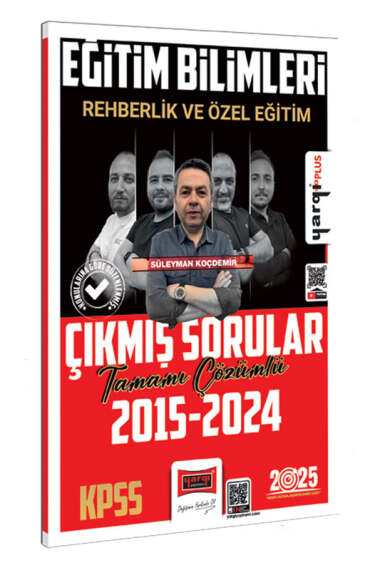 Yargı Yayınları 2025 KPSS Eğitim Bilimleri Rehberlik ve Özel Eğitim Tamamı Çözümlü Çıkmış Sorular - 1