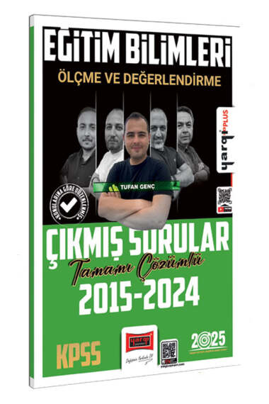 Yargı Yayınları 2025 KPSS Eğitim Bilimleri Ölçme ve Değerlendirme Tamamı Çözümlü Çıkmış Sorular - 1