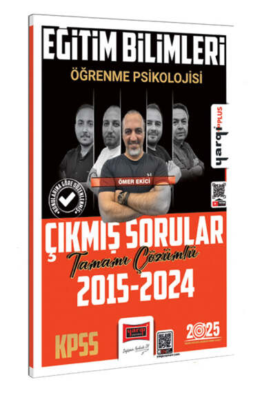 Yargı Yayınları 2025 KPSS Eğitim Bilimleri Öğrenme Psikolojisi Tamamı Çözümlü Çıkmış Sorular - 1