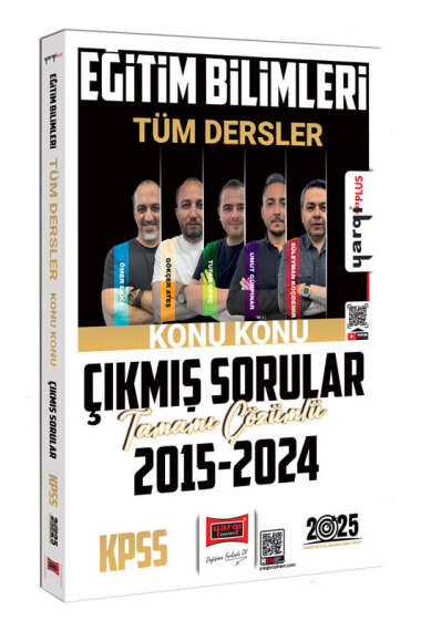 Yargı Yayınları 2025 KPSS Eğitim Bilimleri Tüm Dersler 2015-2024 Tamamı Çözümlü Konu Konu Çıkmış Sorular - 1