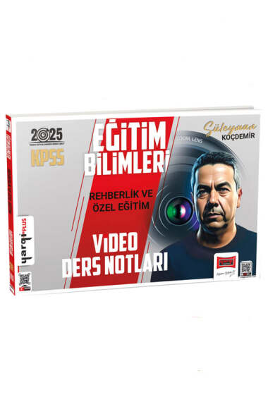 Yargı Yayınları 2025 KPSS Eğitim Bilimleri Rehberlik ve Özel Eğitim Video Ders Notları - 1