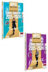 Yargı Yayınları 2025 KPSS Genel Yetenek 2015-2024 Konularına Göre Düzenlenmiş Tamamı Çözümlü Çıkmış Sorular Seti (2 Kitap) - Yargı Yayınları