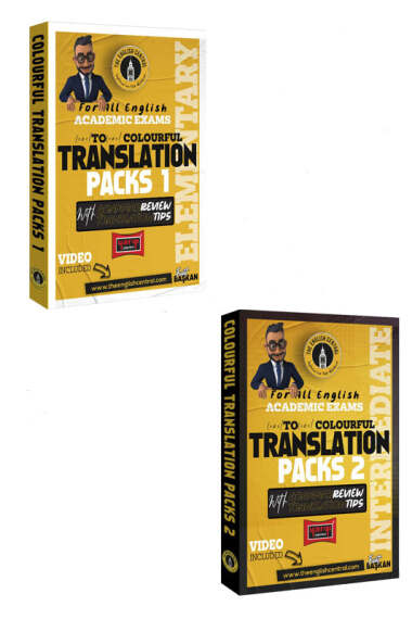 Yargı Yayınları Tüm İngilizce Akademik Sınavlar İçin Çeviri Fasikülleri Gramer Özeti Çeviri İpuçları Translation Packs 1 ve Packs 2 Seti - 1