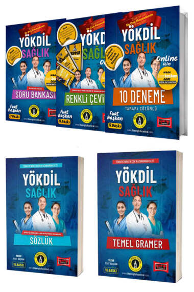 Yargı Yayınları YÖKDİL Sağlık Seti (5 Kitap) - 1