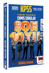 Yargı Yayınları 2025 KPSS GK-GY Tamamı Çözümlü Fasikül Fasikül Son 10 Yıl Çıkmış Sorular - Yargı Yayınları