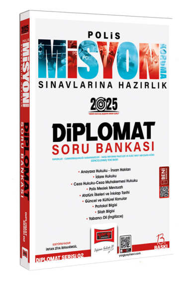 Yargı Yayınları 2025 Polis Misyon Sınavlarına Hazırlık Diplomat Serisi Diplomat Soru Bankası - 1