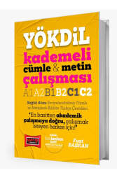 Yargı Yayınları YÖKDİL Kademeli Cümle & Metin Çalışması A1 A2 B1 B2 C1 C2 - Yargı Yayınları