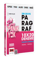 Yargı Yayınları 2025 KPSS YKS ALES DGS MSÜ Tamamı Çözümlü Panik Yok Zor Seviye Paragraf 10x20 Deneme - Yargı Yayınları