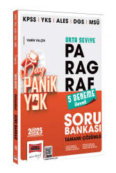 Yargı Yayınları 2025 KPSS YKS ALES DGS MSÜ Tamamı Çözümlü Panik Yok Orta Seviye Paragraf Soru Bankası (5 Deneme İlaveli) - Yargı Yayınları