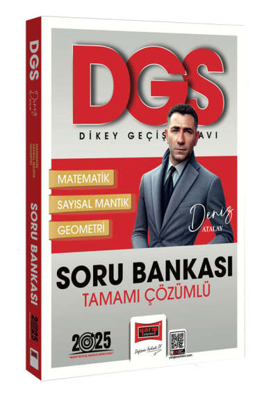 Yargı Yayınları 2025 DGS Tamamı Çözümlü Matematik-Geometri-Sayısal Mantık Soru Bankası (Deniz Atalay) - 1