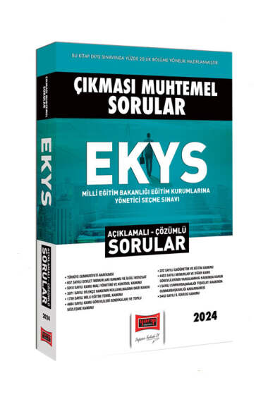 Yargı Yayınları 2024 Çıkması Muhtemel EKYS Açıklamalı Çözümlü Sorular - 1