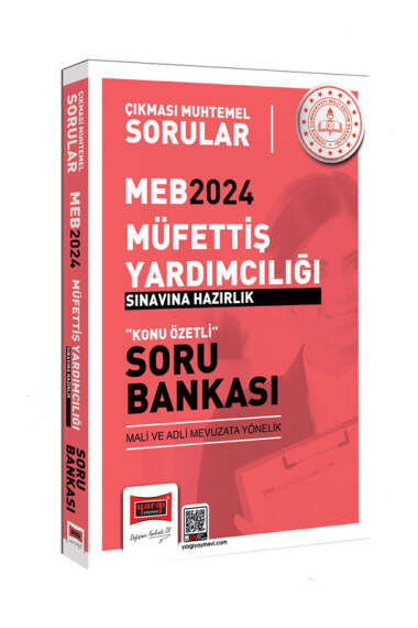 Yargı Yayınları 2024 Çıkması Muhtemel MEB Müfettiş Yardımcılığı Sınavlarına Hazırlık Konu Özetli Soru Bankası (Mali ve Adli Mevzuata Yönelik) - 1