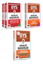 Yargı Yayınları 2024 GYS Adalet Bakanlığı Yazı İşleri Konu - Soru - Deneme Seti (3 Kitap) - Yargı Yayınları
